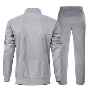 Dikson Sports personnalisé hommes sweat à capuche joggers ensemble décontracté fermeture éclair sweats survêtement mode veste vêtements d'extérieur avec tissu polaire - Product Image 2
