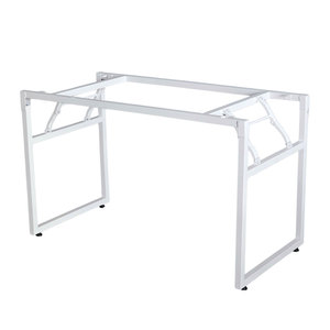 Minimalist 120x60x75cm <b>Table</b> with <b>Foldable</b> Iron <b>Legs</b> CHB68041 - Product Image 1