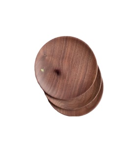 Placas de cargador de madera Ece Friendly en forma redonda perfectas para el hogar, mesa de comedor de boda, Platos y platos para servir comida - Product Image 5