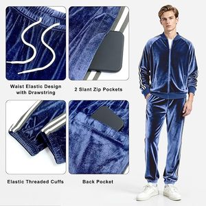 Ensemble de survêtement de course respirant de haute qualité, 2 pièces, vêtements de sport pour la remise en forme - Product Image 5