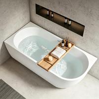 Baignoire autoportante ovale en acrylique pur de haute qualité Raison, moderne, certifiée CUPC CE, pour hôtel, villa, salle de bain