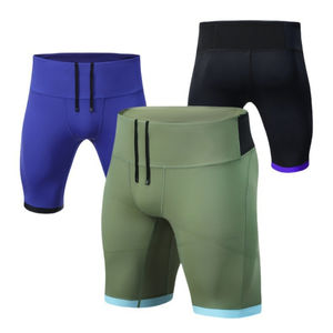 Material de LICRA y poliéster hecho para hombre, pantalones cortos de compresión para gimnasio, ropa de entrenamiento, pantalones cortos de compresión para hombre - Product Image 1