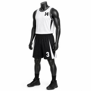 Uniforme de baloncesto de malla transpirable con diseño propio a precio económico, jersey deportivo sublimado para equipo, en venta. - Product Image 6