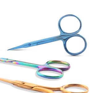 Tijeras para Uñas con Punta Afilada de Acero Inoxidable, Herramienta de Belleza Multifuncional y Duradera, Color Plasma, Herramientas de Manicura y Pedicura - Product Image 1