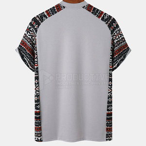 เสื้อยืดผู้ชายผ้าคอตตอน100% ทันสมัยมีโลโก้ตามแบบ - Product Image 2