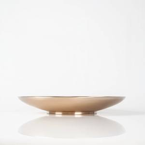 Ensemble de 3 bols de service ronds en laiton avec finition en or brossé, de luxe, fabriqués à la main, de conception personnalisée, utilisés pour le service et la décoration - Product Image 6