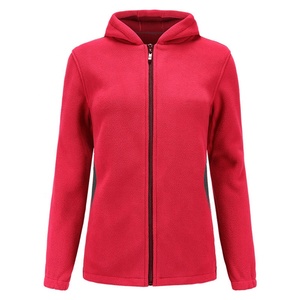 Chaqueta de Mujer con Cierre, Forro Polar, Ajustada, para Otoño, Nueva Llegada, Transpirable, Tejido de Lino, Cuello Alto - Product Image 4