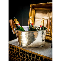 Refroidisseur de vin en aluminium en forme de baleine Seau à glace Porte-champagne décoratif pour la maison Bar Restaurant Table de fête Centre de table