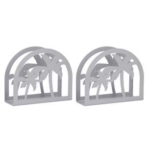 Porte-serviettes en métal Design rose noir élégant et durable et organisateur de mouchoirs Toptable pour Table à manger cuisine café - Product Image 4