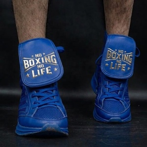 Pas de boxe, pas de vie : Chaussures de boxe professionnelles de haute qualité, toutes couleurs personnalisables, réglables, OEM, personnalisées pour adultes. - Product Image 2