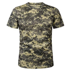 T-shirt à manches courtes pour homme en coton pur décontracté de couleur unie à col rond avec logo personnalisé - Product Image 5