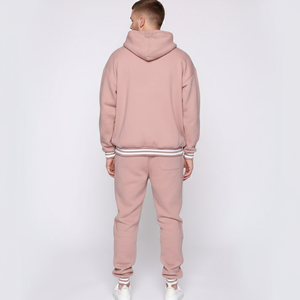 ชุดวอร์มผู้ชายผ้าฟลีซคอตตอน 100% แบบเรียบ ปักลาย ย้อมสี ลายสก็อต สกรีนโลโก้ตามสั่ง สำหรับฤดูหนาว แบบ 2 ชิ้น ผลิตภายใต้แบรนด์ของคุณเอง - Product Image 2