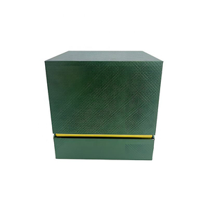 Caja de Embalaje de Perfume de Papel Rígido con Corte Diagonal Verde Oscuro de Lujo con Logotipo Personalizado, Fabricante de Cajas de Regalo de Perfume de Alta Gama al por Mayor - Product Image 2