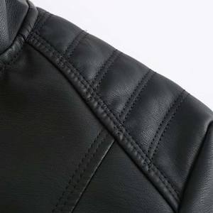 Veste en cuir véritable sur mesure en gros pour femmes Couture de qualité supérieure Manches longues Coupe régulière Impression de logo personnalisée Tricotée Respirante - Product Image 5