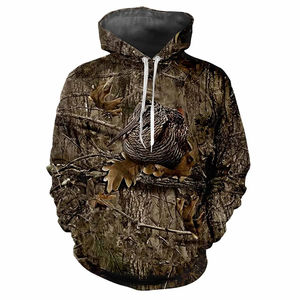 Sweat à capuche camouflage extérieur au design unique Veste de chasse Sweat à capuche imperméable Sweat à capuche respirant et à séchage rapide - Product Image 3