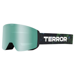 แว่นตาเล่นสกีแม่เหล็กแบบกำหนดเองเลนส์คู่ป้องกันหมอกเคลือบอิริเดียมกรอบ TPU ป้องกันรังสี UV - Product Image 2