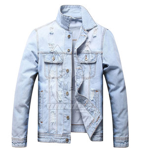 Calidad superior Pakistán hizo hombres Jeans chaquetas de diseño personalizado al por mayor hombres Jeans chaqueta de invierno - Product Image 1