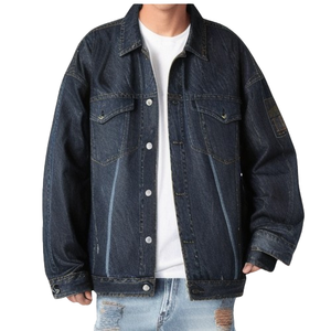 Chaqueta vaquera clásica al por mayor, chaqueta básica para mujer, cortavientos de manga larga, chaqueta corta bordada OEM para mujer, abrigos de retazos - Product Image 2