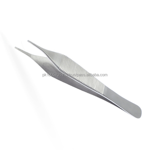 Pince à épiler de précision en acier inoxydable au toucher délicat utile professionnel de haute qualité pour l'opération pince à épiler chirurgicale - Product Image 1