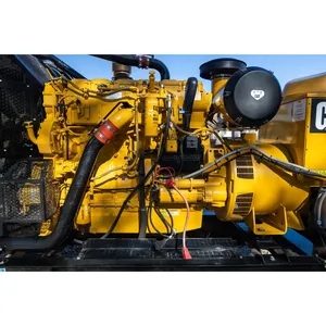Groupe électrogène diesel industriel triphasé d'occasion de 400 kW, 480 V, sur remorque, pour alimentation de secours commerciale - Product Image 4