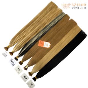 ต่อผมแท้ขายดีที่สุด เคอราติน ไอทิป ต่อผม 100% ผมเวียดนามแท้ สีธรรมชาติ # 1 # 4 # 5C # 22C ไฮไลท์ - Product Image 2