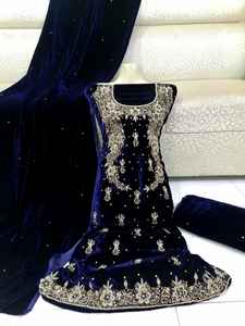 Ropa Étnica Punjabi de India y Pakistán para Mujer, Traje Anarkali Salwar Kameez con Trabajo a Mano para Mujer - Product Image 2