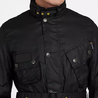 Veste décontractée légère et de haute qualité pour homme, personnalisable, en nylon/coton, respirante, à séchage rapide, en toile cirée, OEM