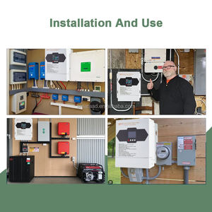 6000W 하이브리드 부스트 ARM 태양 전지 패널 충전 컨트롤러 12V 24V 48V MPPT 덤프 부하 풍력 터빈 발전기 컨트롤러 - Product Image 5