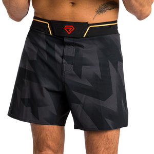 Impresión por sublimación lienzo encaje transpirable logotipo personalizado impresión hombres MMA pantalones cortos venta al por mayor tamaños personalizables - Product Image 1