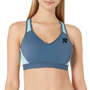 2025 Premium haute qualité personnalisé Logo impression sport soutien-gorge haut de gamme couleur unie entraînement Gym soutien-gorge pour les femmes de grande taille - Product Image 4