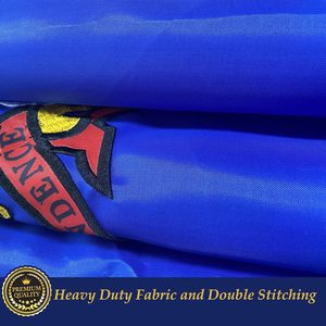 Pennsylvania 4x6 Outdoor Silk <b>Flag</b> for State PA Embroidered Pennant Heavy Duty Double Side with Brass Grommets Sewn Stripes - Product Image 4