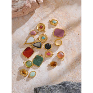 Connecteur à boucle unique en argent sterling de qualité supérieure, plaqué rhodium, péridot rond de 10 à 12 mm, style vintage, pour la fabrication de bijoux - Product Image 2