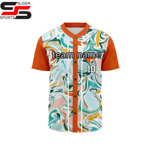 เสื้อเบสบอลพิมพ์โลโก้ตามสั่ง แห้งเร็ว เสื้อซอฟต์บอลเปล่า สำหรับผู้ชายและผู้หญิง เสื้อซอฟต์บอลแบบซับลิเมชั่น เสื้อเบสบอลแบบซับลิเมชั่น - Product Image 4