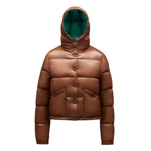 Chaqueta acolchada personalizada para mujer, producto de gran venta, novedad de 2025, chaqueta acolchada con capucha y cremallera completa para mujer - Product Image 1