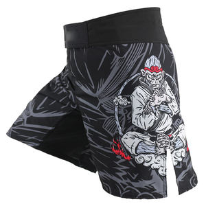 Nuevos pantalones cortos MMA en blanco con sublimación para hombres y mujeres, pantalones cortos de lucha personalizados al por mayor, pantalones cortos de boxeo - Product Image 2