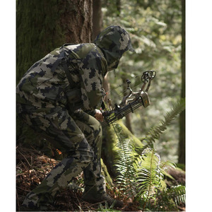 Nouveauté Sweat à capuche de chasse personnalisé respirant à demi-zip devant Hiver Séchage rapide Homme Coton Polyester Sweat à capuche - Product Image 5