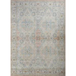 Tapis en laine noués à la main Erbe Ivory Gs-02, motif médaillon rectangulaire en puzzle pour la maison, le salon, le couloir, l'entrée - Modèles 3D - Product Image 1