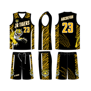 Conjunto de uniforme de baloncesto reversible personalizable para jóvenes y adultos de talla grande con diseño de su propia ropa de baloncesto por sublimación - Product Image 4