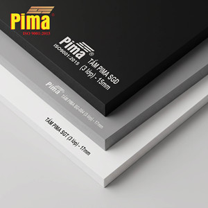 Plaque de mousse PVC Pima, épaisseur 3,1-5,0 mm, format A4, noir et blanc, service de découpe disponible, durable, pour meubles de maison - Product Image 6