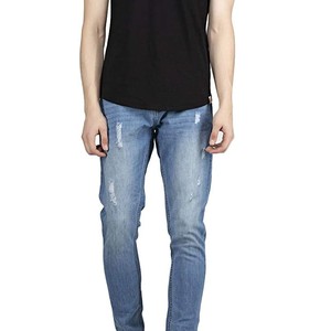 Pantalones vaqueros ajustados al por mayor para hombre, ropa de calle, pantalones vaqueros ajustados informales a precio bajo - Product Image 6