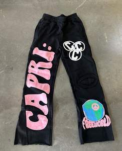 Coton Polyester coupe normale taille haute cordon de jogging décontracté grande taille polaire respirante d'hiver solide - Product Image 2