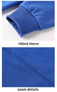 เสื้อสเวตเชิ้ตผู้ชายผ้าฝ้าย100% มีฮู้ดสดระบายอากาศได้ดีมีโลโก้ด้านหน้าลวดลายสีทึบแบบลำลองสำหรับฤดูหนาว - Product Image 4