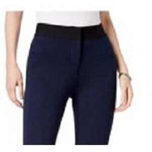 Style & Co Leggings Blu Casual da Donna, Foderati in Pile, Pantaloni Invernali da Yoga Taglia XL, Leggings in Spandex con Logo in Vita - Product Image 2