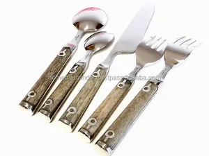 Collection exclusive d'articles de table, élégant ensemble de cuillère, fourchette et couteau en acier inoxydable, idéal pour la maison, les restaurants et les banquets - Product Image 6
