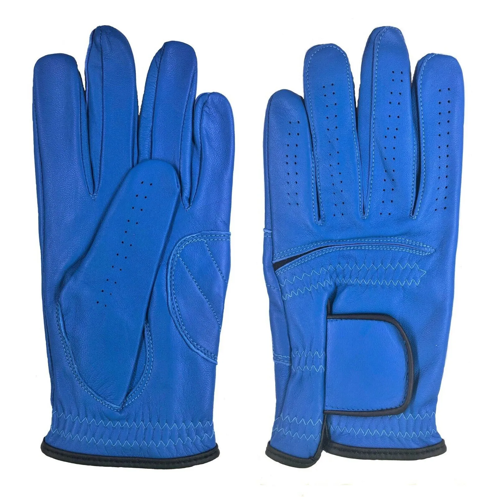 Прецизионные и стильные мужские кожаные перчатки для гольфа с левой правой рукой, яркие цвета для каждого игрока в гольф