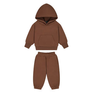 100% Cotton Soft Wear Children's <b>Clothing</b> <b>Set</b> 0-16 Sizes Hooded <b>Boys</b> Sweatsuits Solid Pattern Track Suit Jogger <b>Sets</b> for Kids - Product Image 3