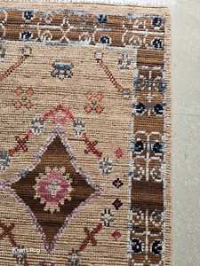 พรมผ้าไหมทอมือปักลาย3D งานดีไซน์แอบสแตรกต์แบบดั้งเดิมสำหรับบ้านโรงแรมประตูห้องรับประทานอาหารใช้สำหรับปิกนิก - Product Image 2