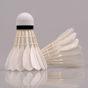 Volant de badminton Rex Classe B en plumes de canard 4,8g, qualité entraînement, haute vitesse 76 77 OEM - Product Image 3