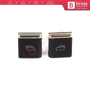 BDP643-1 ฝาครอบปุ่มสวิตช์หลักหน้าต่างด้านหน้า 2 ชิ้น 7PP959858R DML สำหรับ - Product Image 2