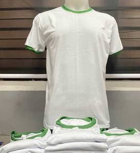 เสื้อยืดผ้าฝ้าย100% แขนสั้นคลาสสิก Ringers - Product Image 1